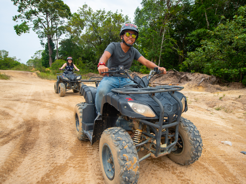 ATV OFF ROAD TRAIL Adventure on the jungle