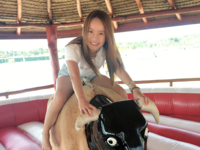 Rodeo Bull Ride Challenge in Chill Cove 