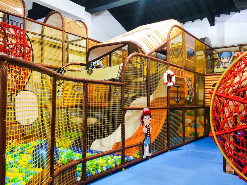 Pirates’ Adventure Indoor Playground one of kids activities at Chill Cove Treasure Bay Bintan